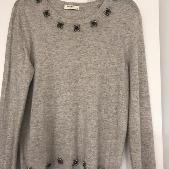 Equipment Sweaters - Equipment wool and cashmere sweater, size large